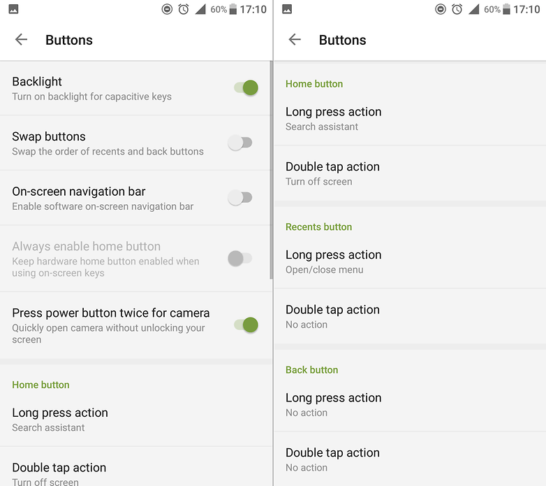 buttons oneplus 3t