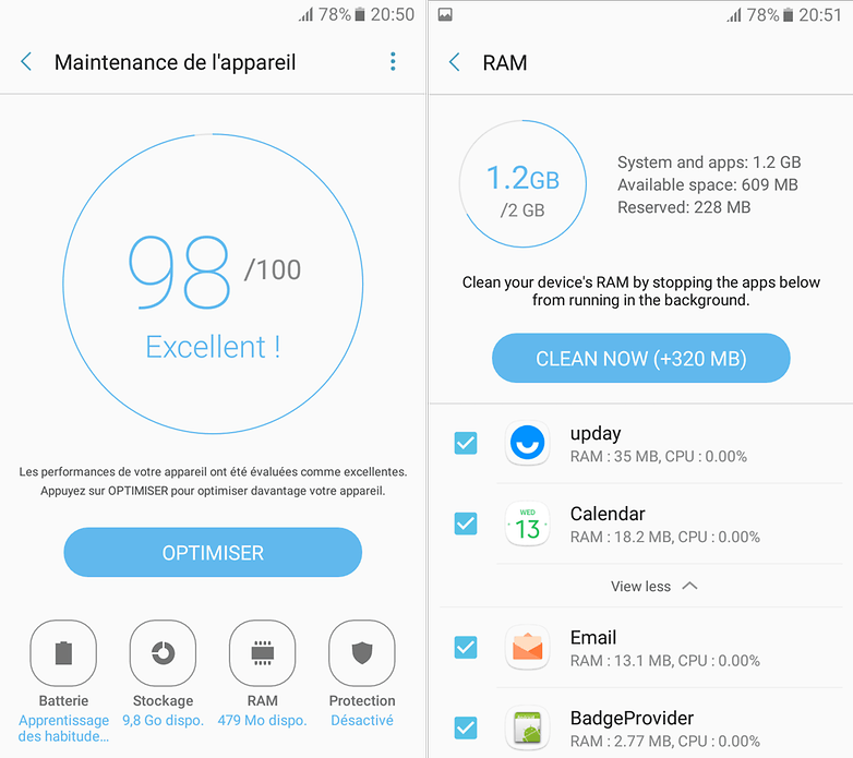 galaxy a3 perf