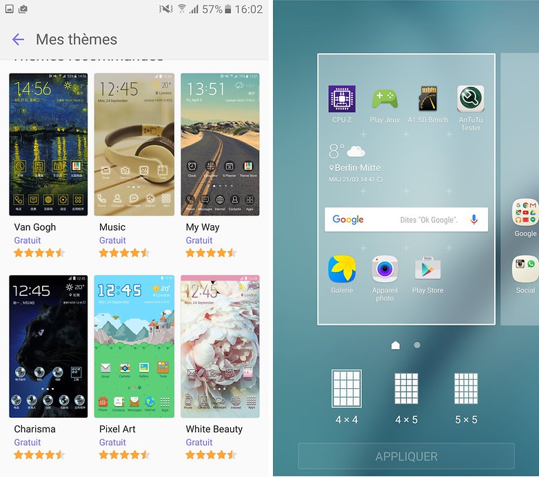 galaxy s7 themes grille