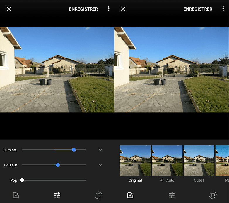 google photos editing