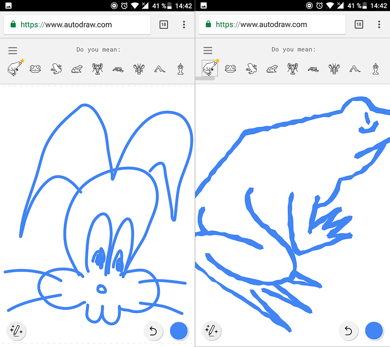 lapin crapaud autodraw