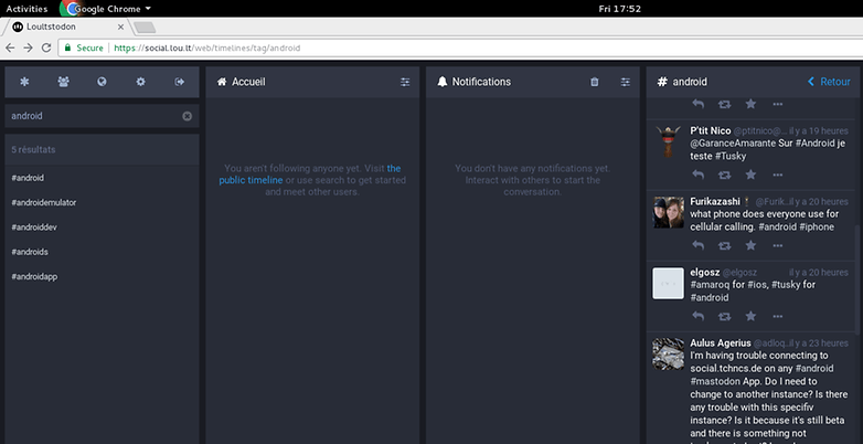 mastodon impressions