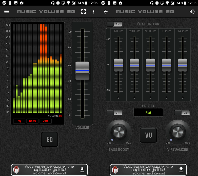 music volume eq