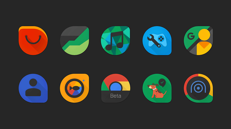 pack icones blackdrop