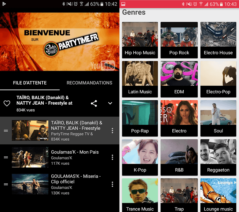 stream youtube