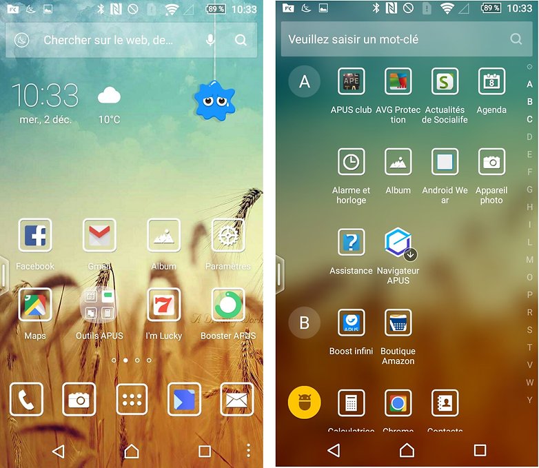 tiroir apps