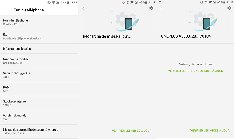 updates oneplus 3t