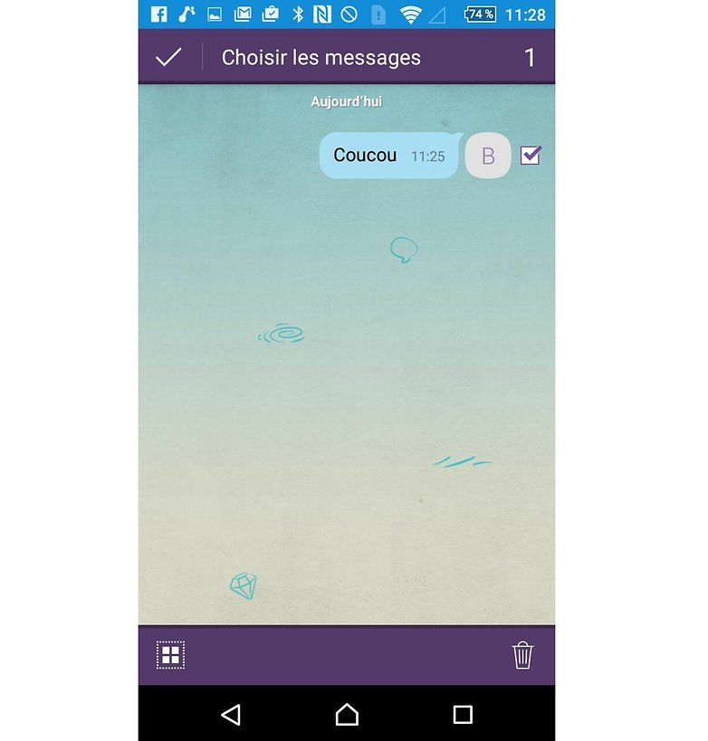 viber suppression messages