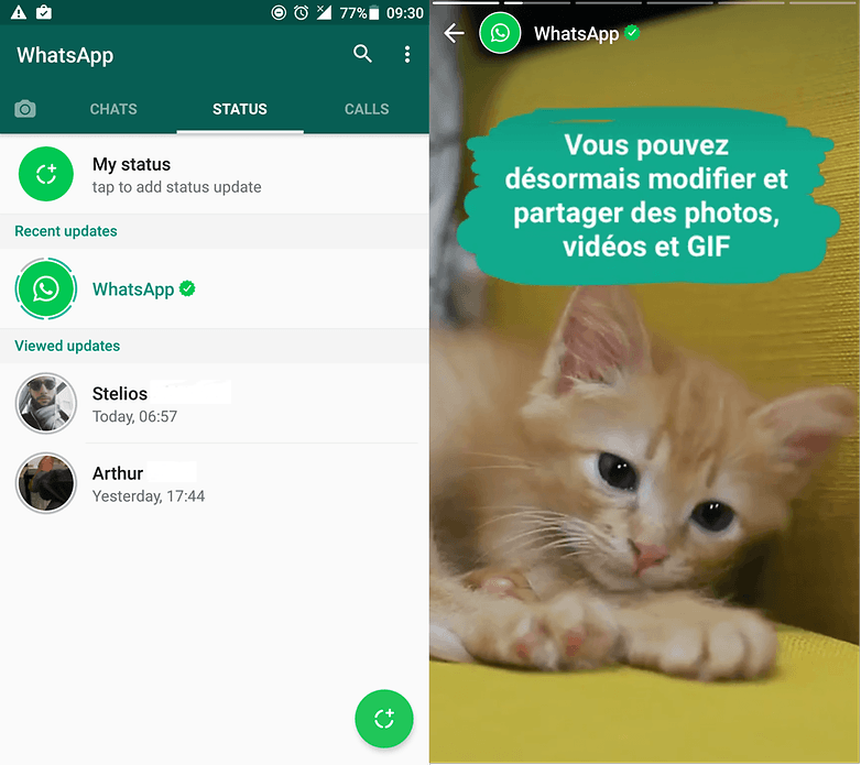 whatsapp stories