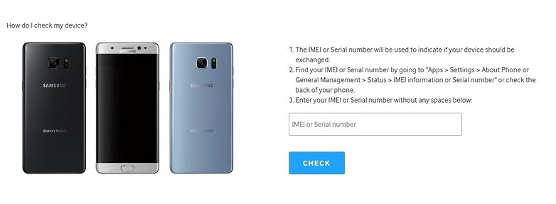 Galaxy note7 recall