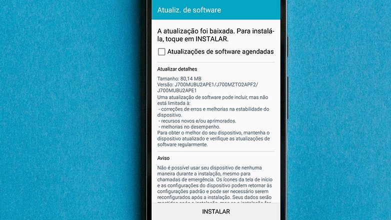 andoridpit galaxy j7 security update