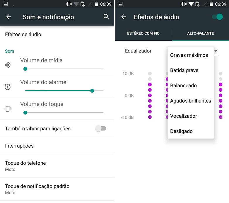 audio moto g
