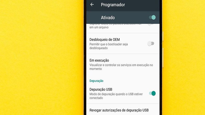 depuracao usb 2