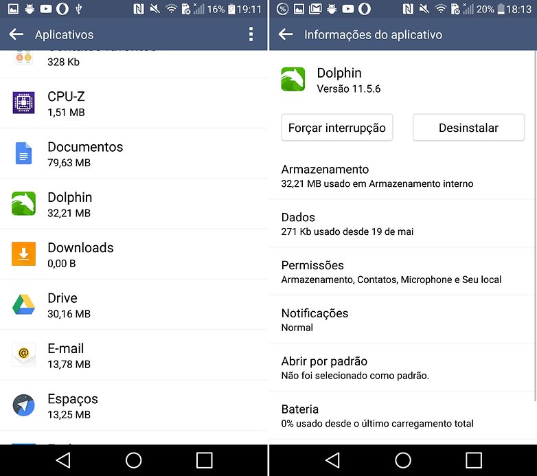 desinstalar app