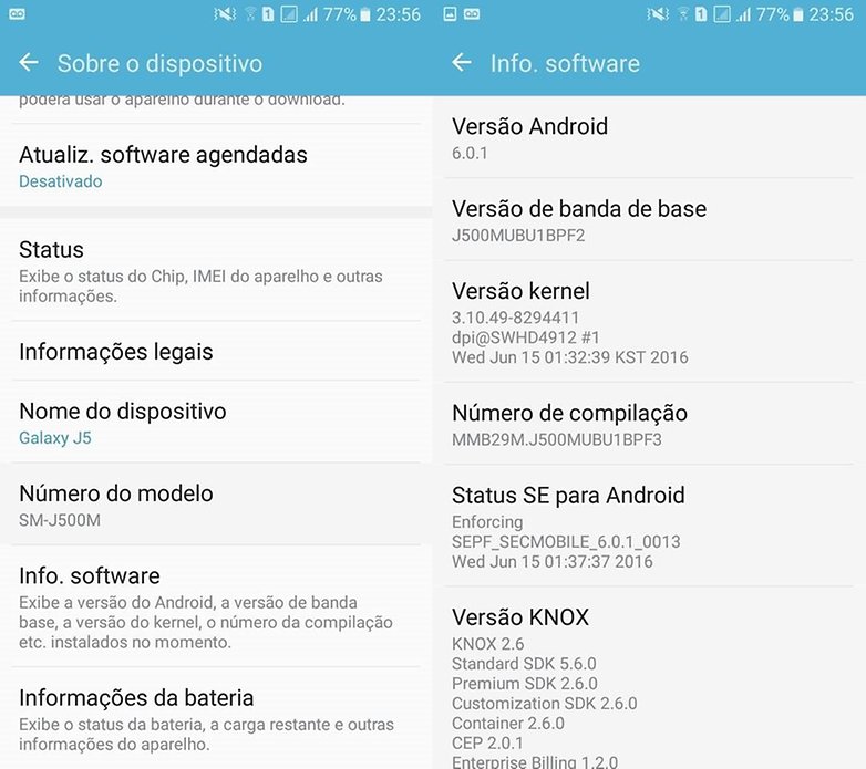 screenshot j5 update 2