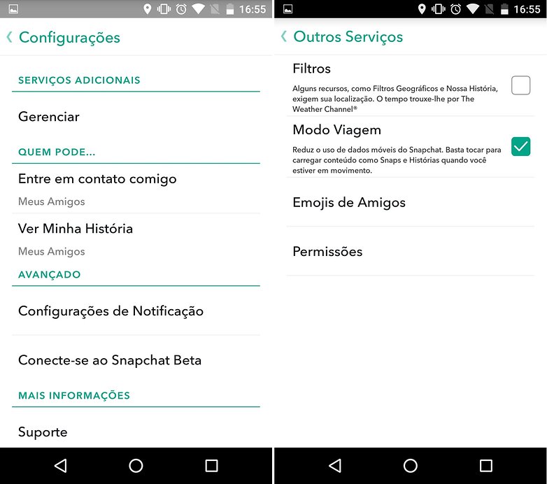 snapchatmodoaviao