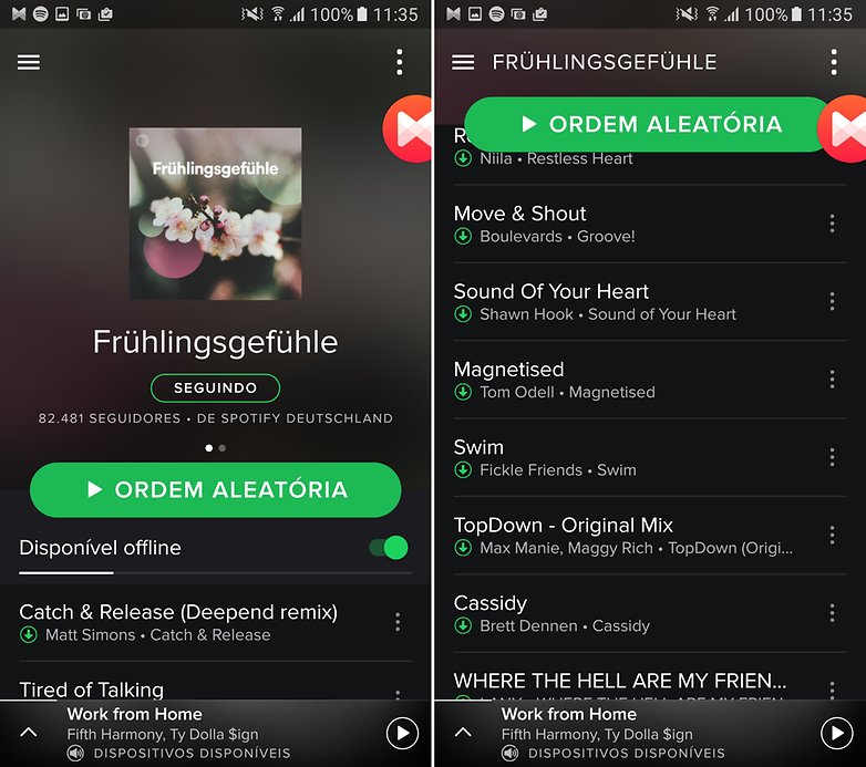 spotify offline