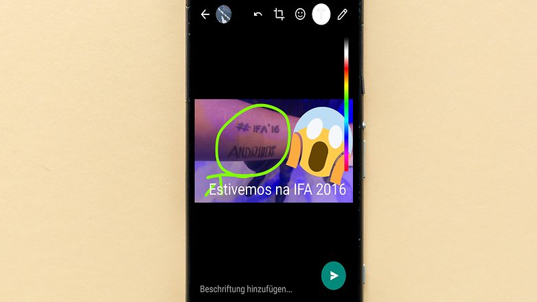 whatsapp image editing foto 2