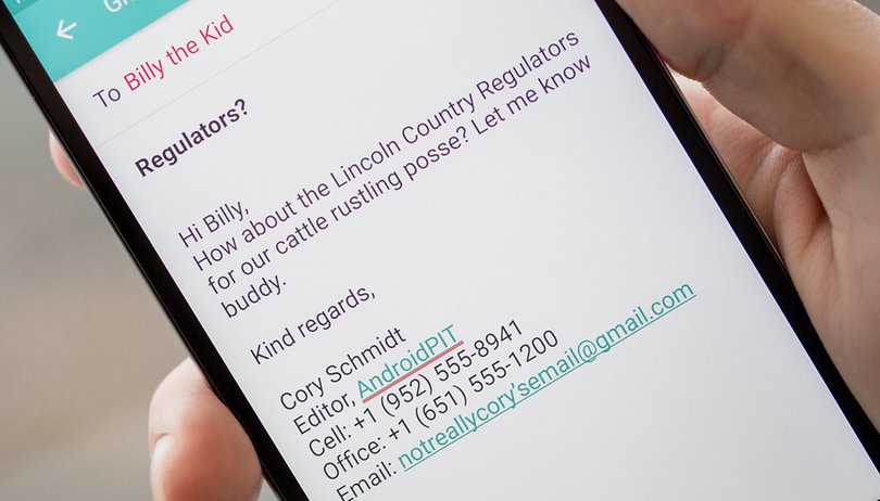 Comment créer une belle signature e-mail sous Android ?