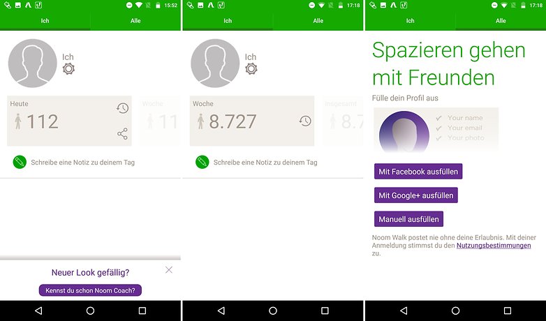 ANDROIDPIT schrittzaehler apps noom