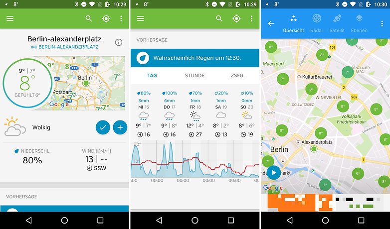 weather underground app android
