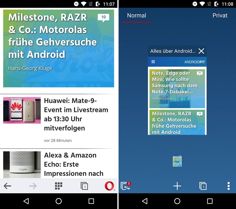 AndroidPIT browser opera