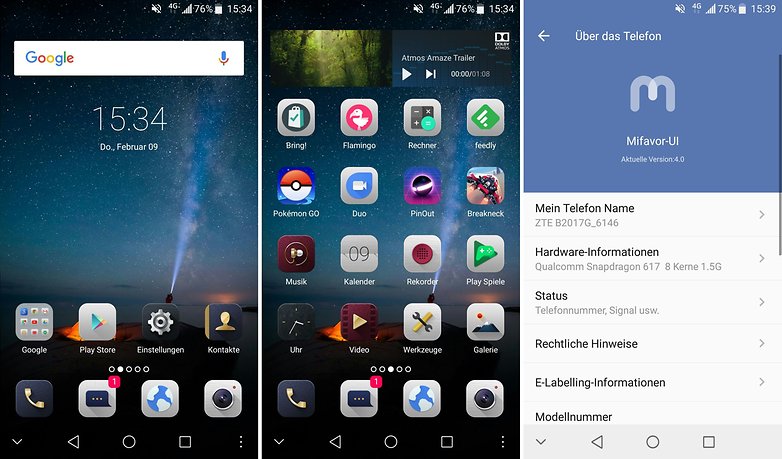 AndroidPIT zte axon 7 mini screenshots
