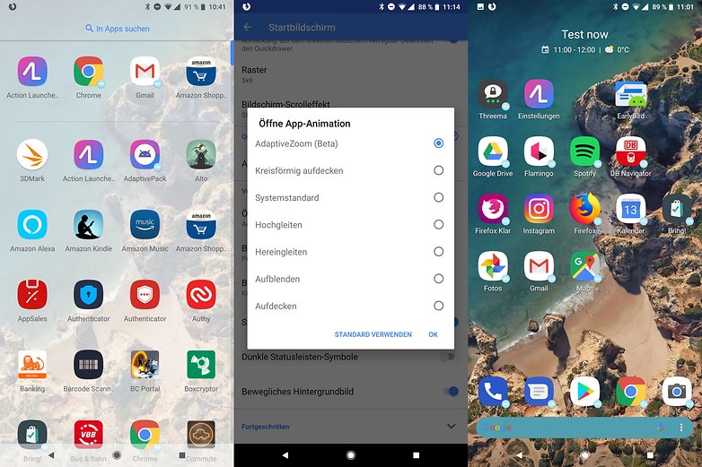 action launcher adativezoom