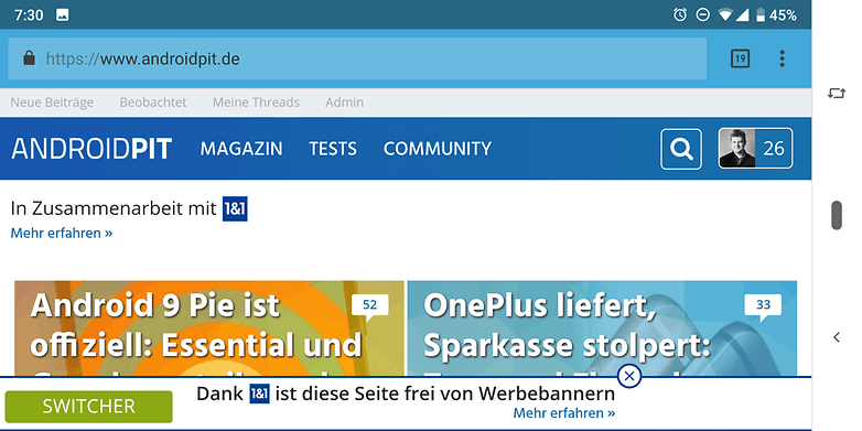 android 9 pie lageregelung