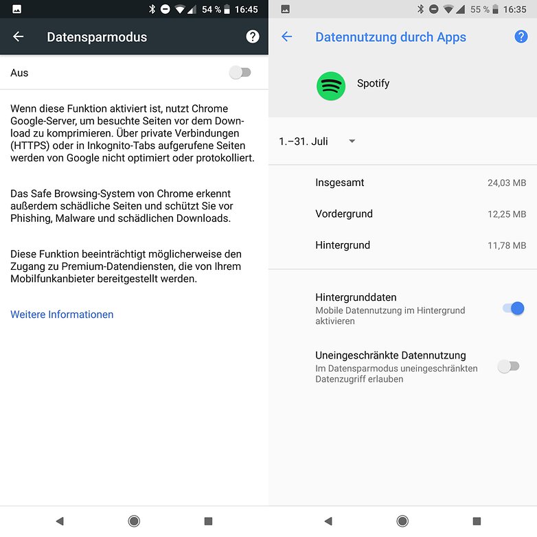 datensparmodus android