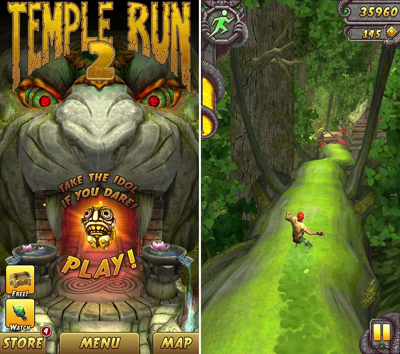 endless runner temple run 2