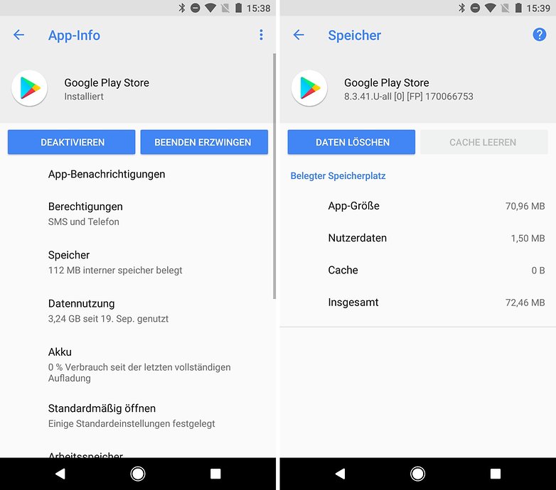 google play store funktioniert nicht probleme play store daten loeschen