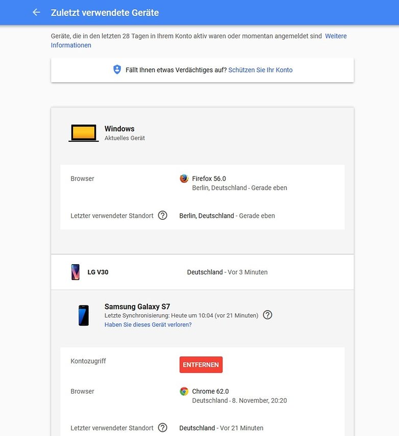 google play store geraete entfernen google konto 2