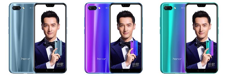 honor 10 back sides