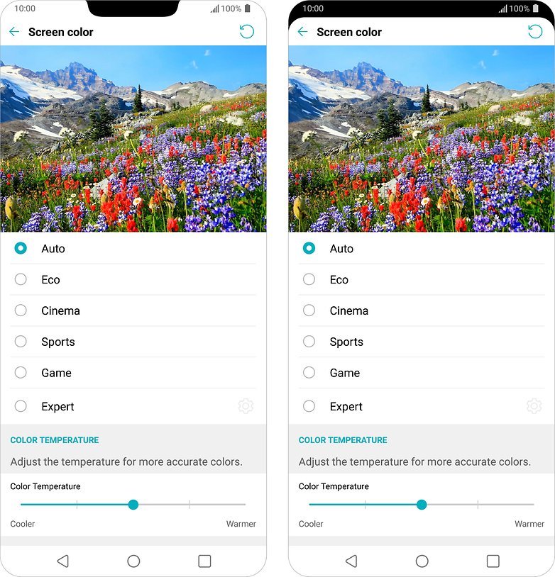 lg g7 display setting