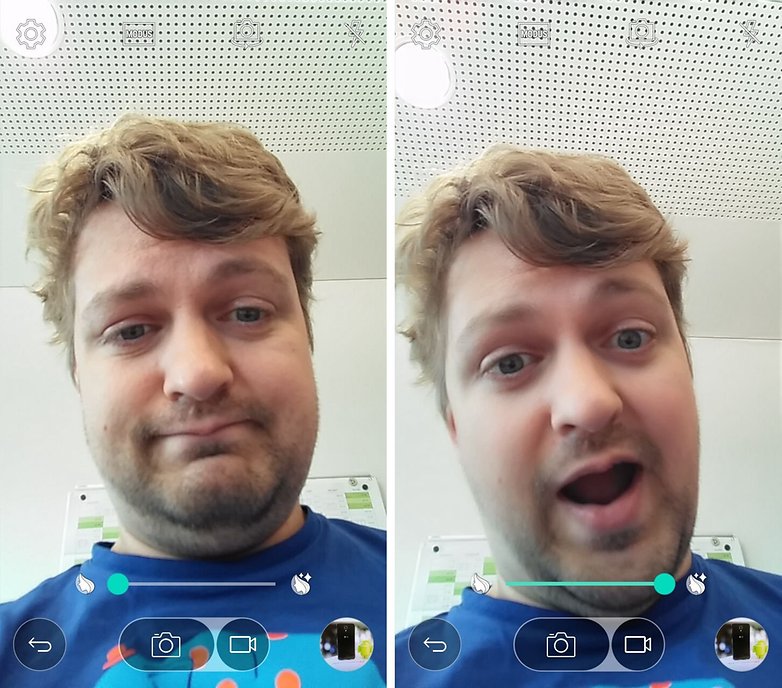 lg x screen selfies