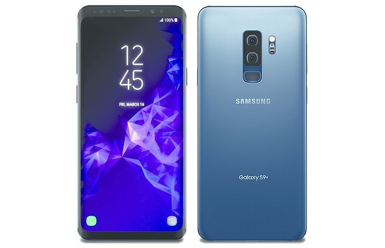 samsung galaxy s9 plus blue evleaks