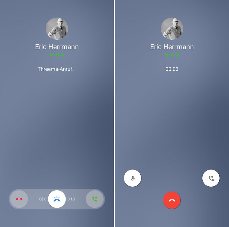 threema calls incoming
