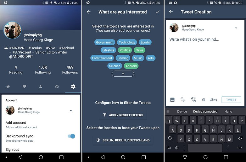 twitter apps android owly