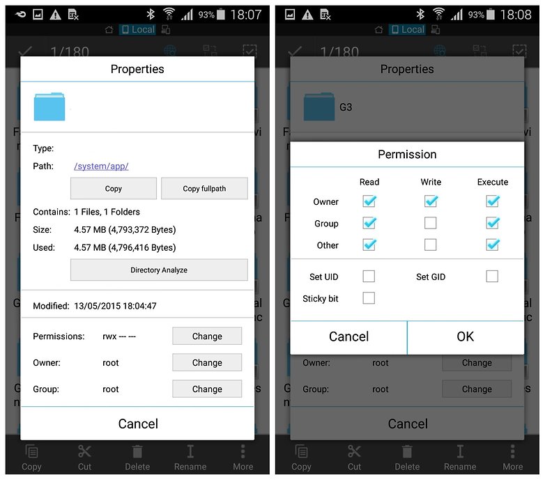 AndroidPIT permissions