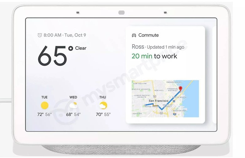 Google Home Hub Leak Front