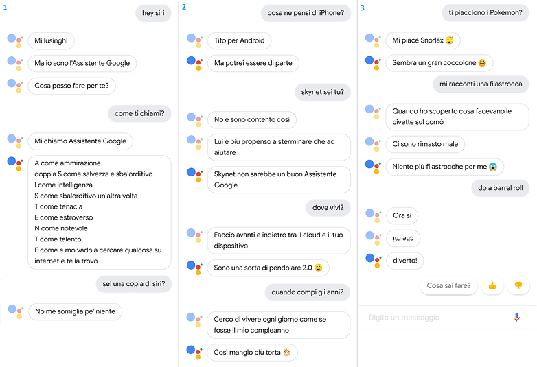 Google assistant conoscenza
