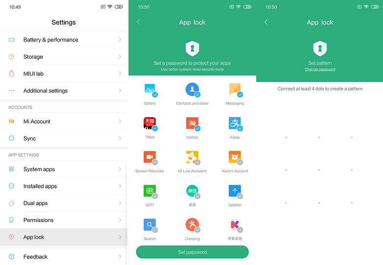 Protégez vos applications au contenu privé MIUI