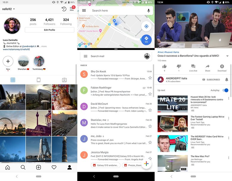 Xperia 10 plus display