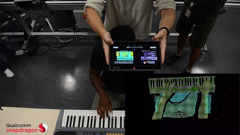 engineers capture a point cloud in qualcomm camera labs aerial no text image provided by qualcomm technologies inc 0