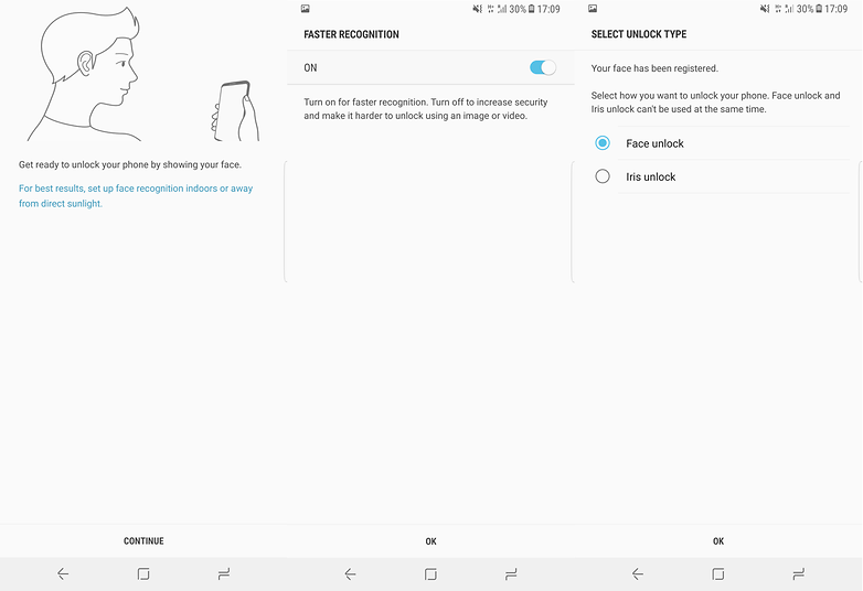 face unlock s8