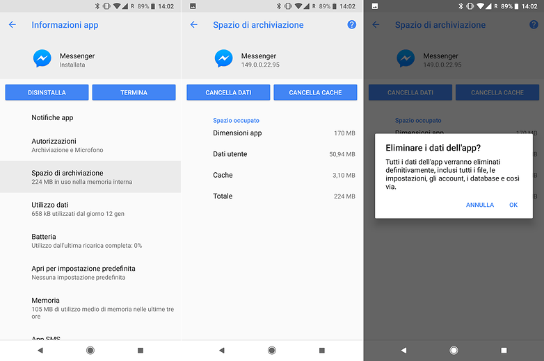 facebook messenger logout