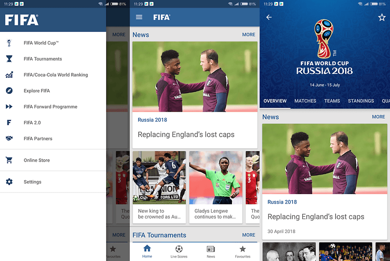 fifa app world cup