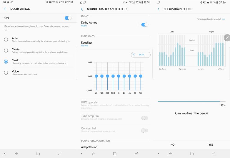 note 9 audio