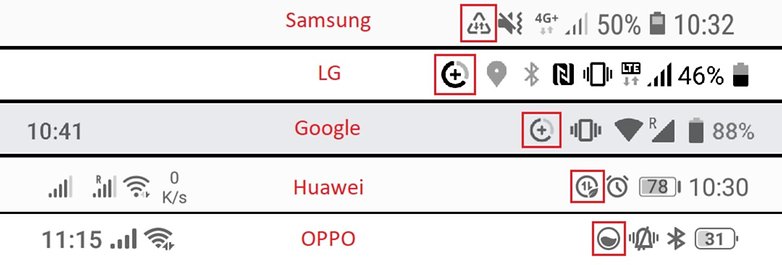status bar bell